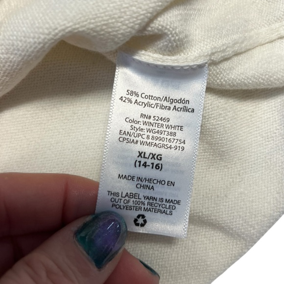 Yarn Art & Wonder Nation - Girls 2pc. Cardigan Set Sz. 14/16 - Picture 8 of 9